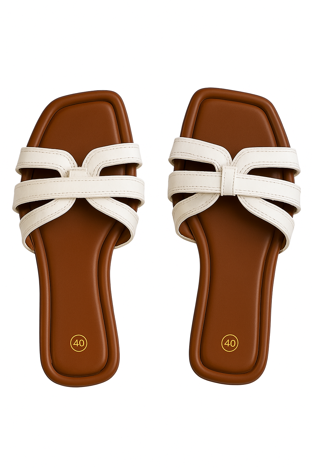 Mixed Colours Breathable Flat Slippers with Long-Lasting Sole