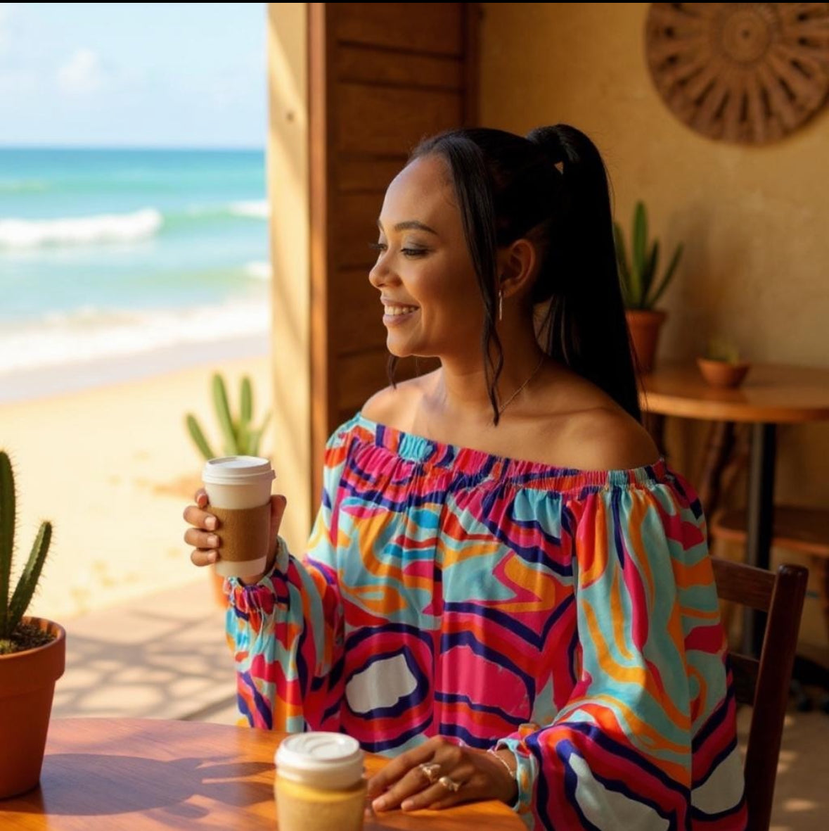 Chic Off-Shoulder Bardot Top – Summer Ready