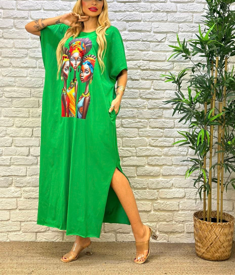 “Art Meets Fashion” – Polo Dress with Unique Graphics