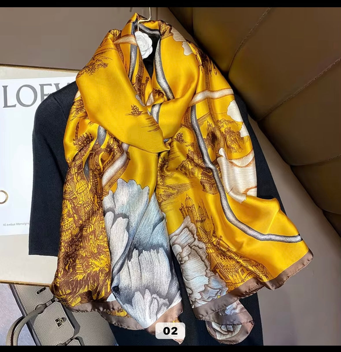 Quality Silk Scarf - Good Length & Width