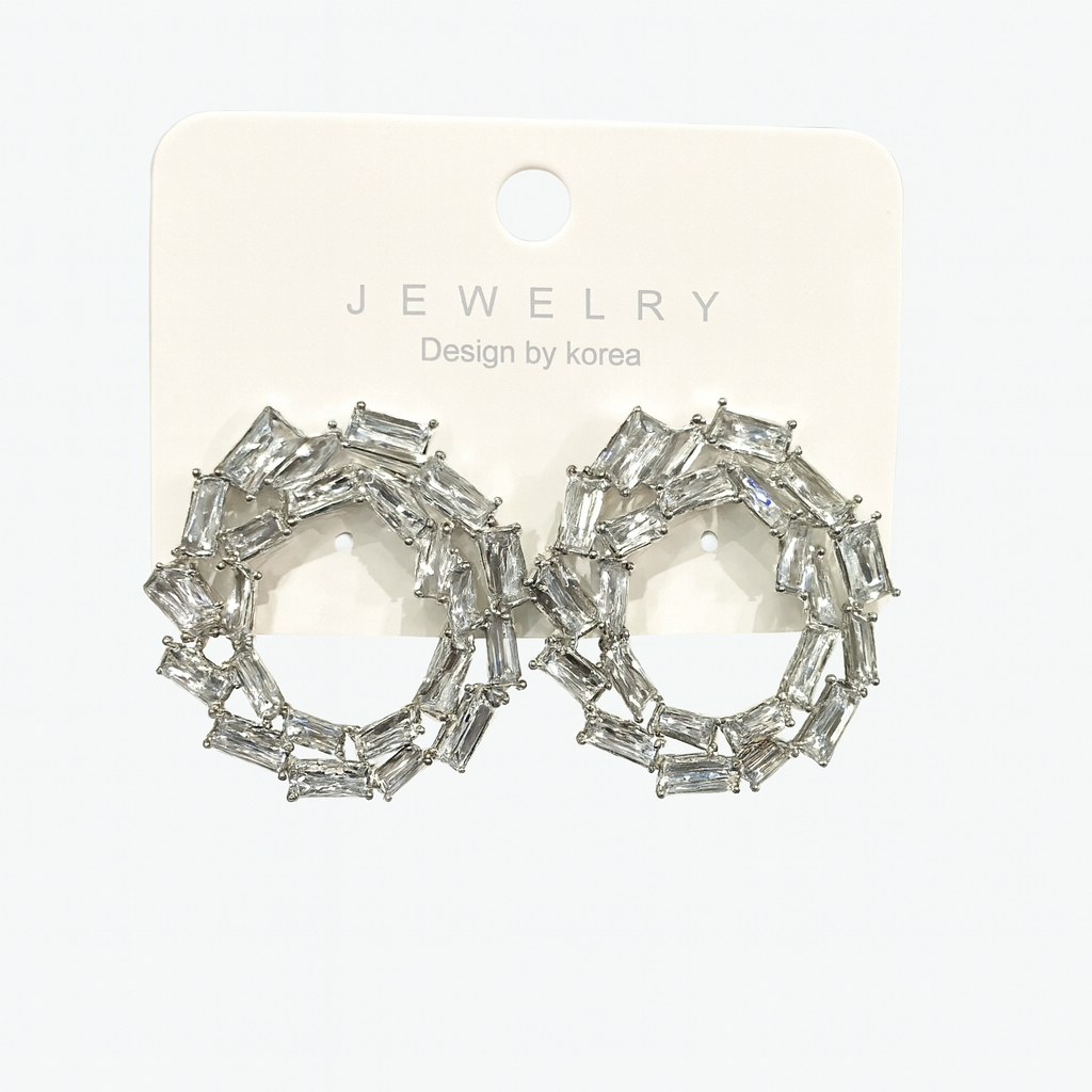 Elegant Sparkle Rhinestone Earrings