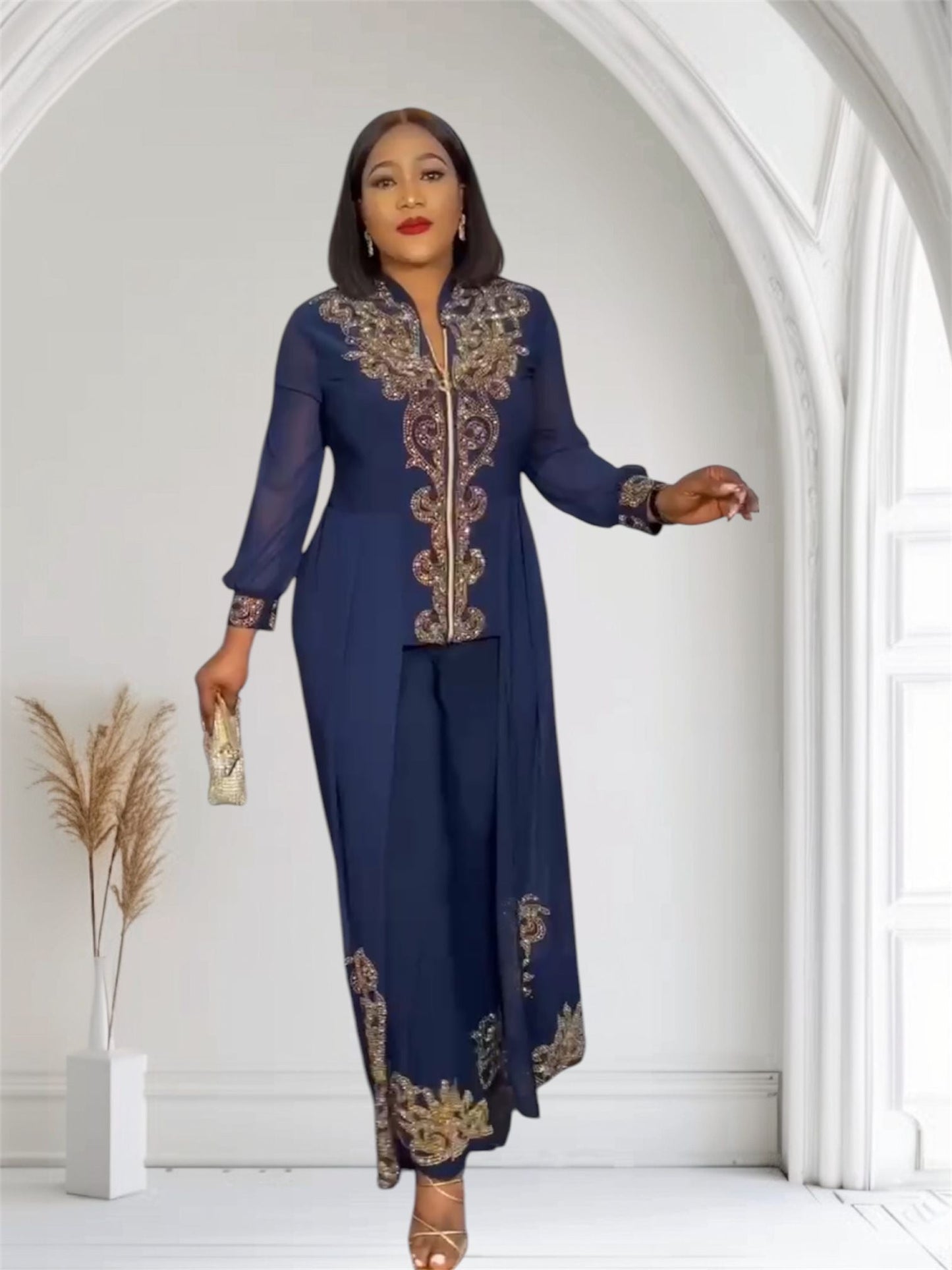 Silky Smooth Chiffon Set – Two Pieces with Handy Pockets