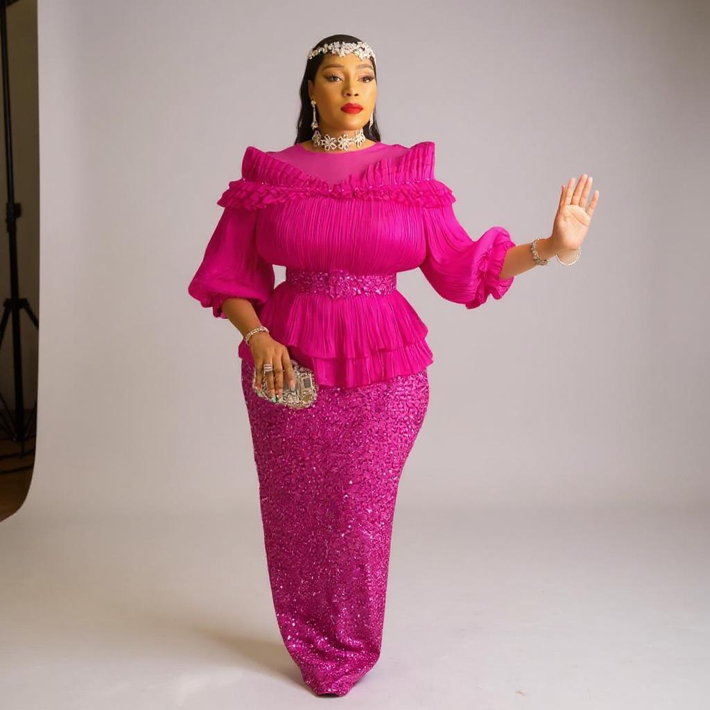 Pink: Luxury Style Party Dress