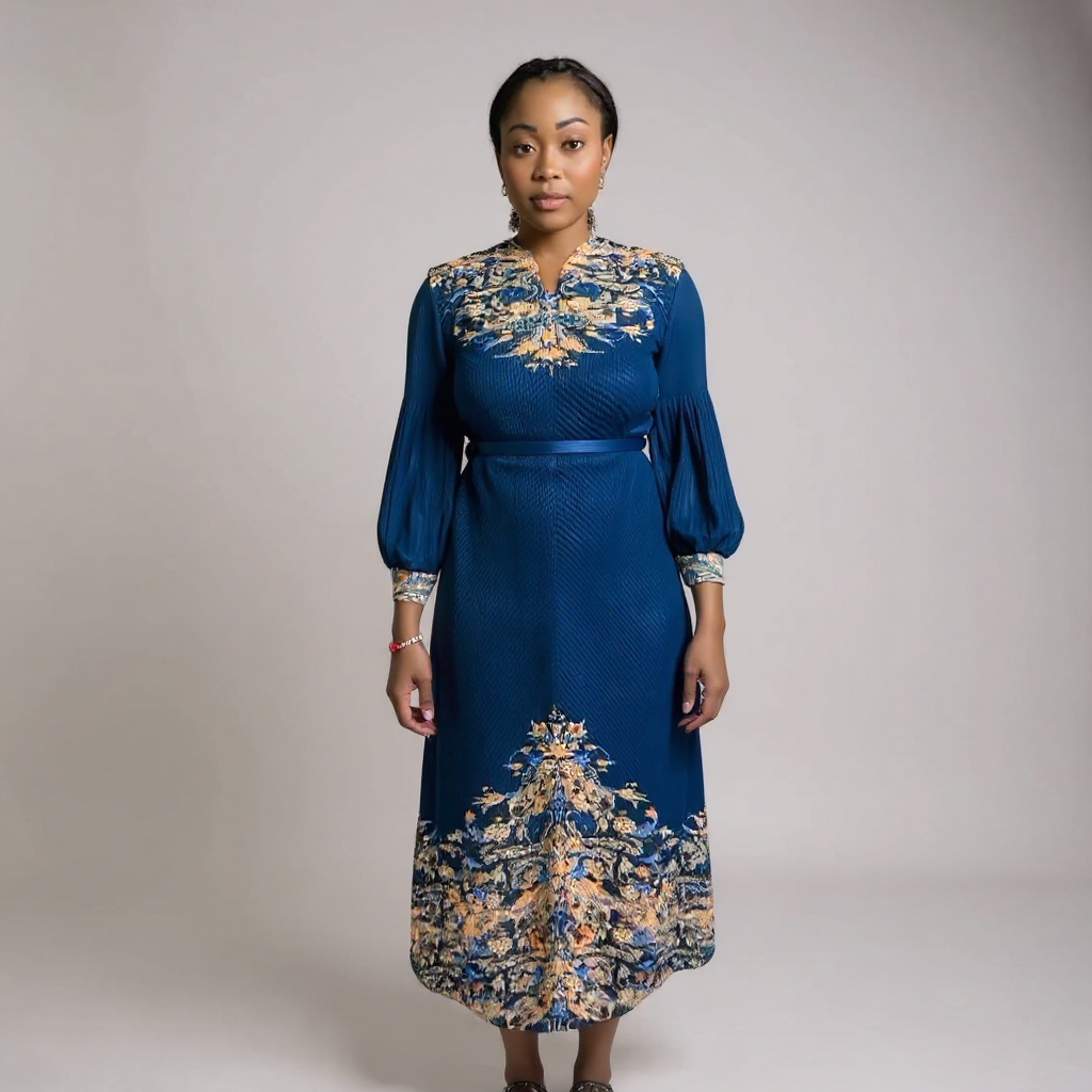 Miyake-Inspired Pleated Dress – One Size Fits All