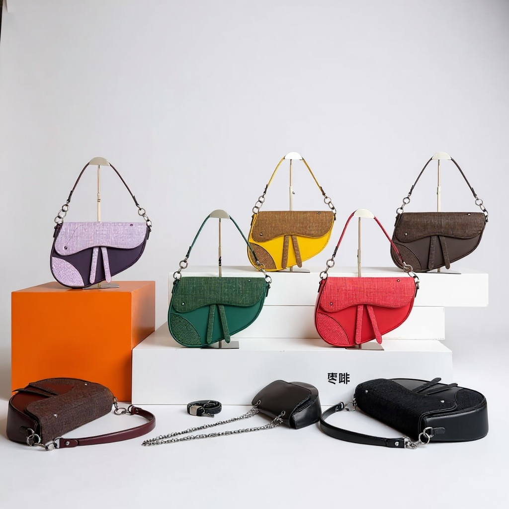 3283- Genuine Leather Luxury Bag