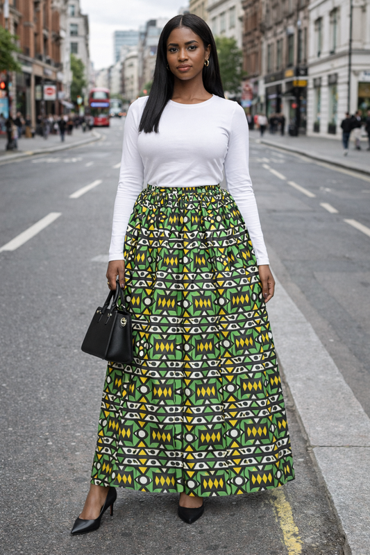 (Copy) Elegant, Breathable and Effortlessly  - Maxi Skirt