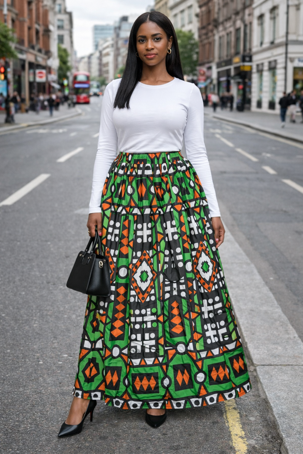 Where Culture Meets Modern Style — Maxi Skirt