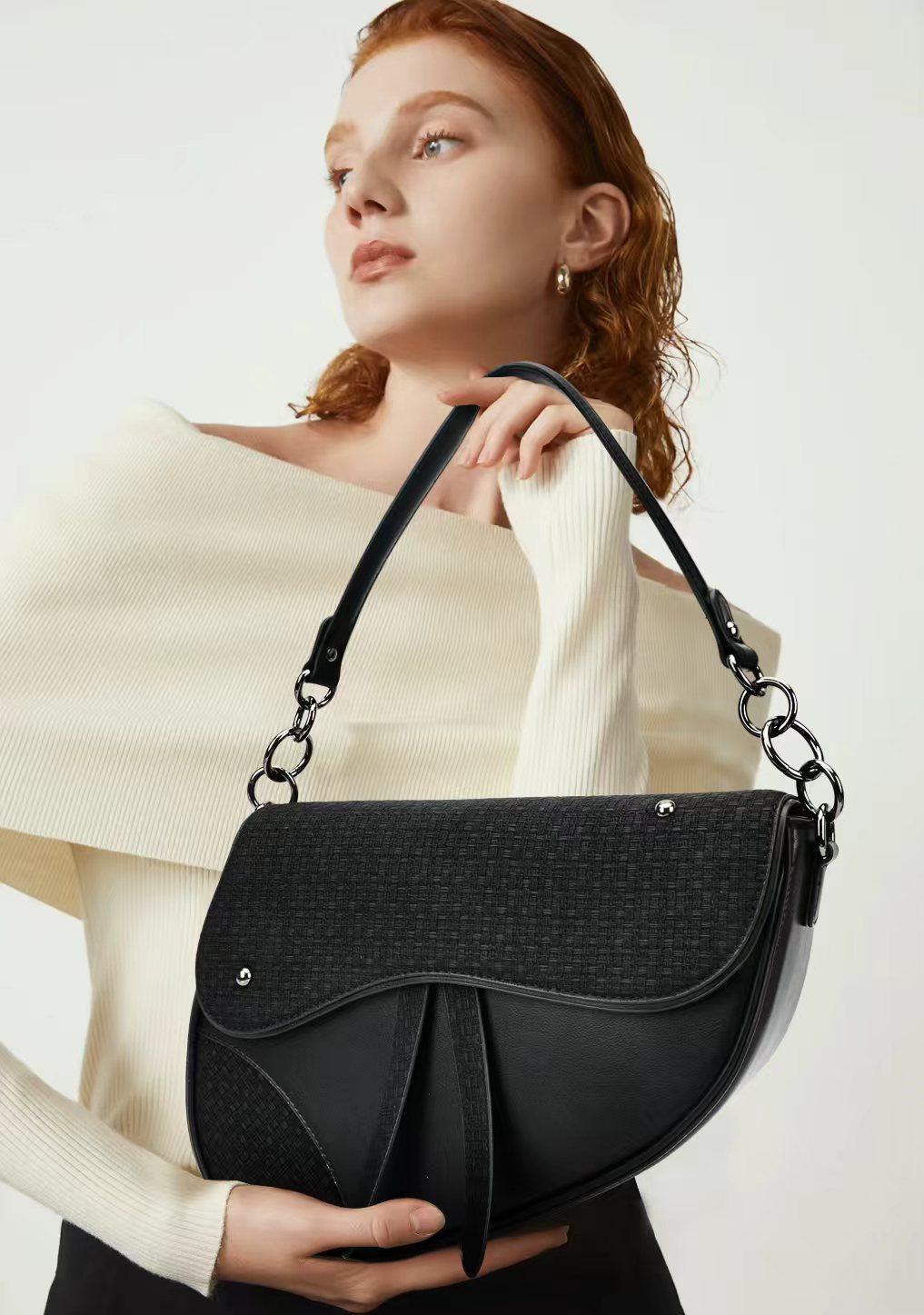 3283- Genuine Leather Luxury Bag