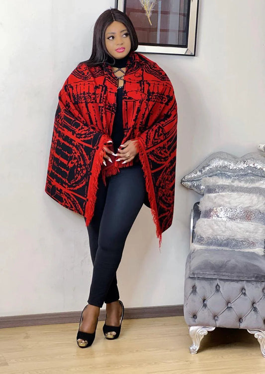 “All-Season Cozy Thick Shawl”