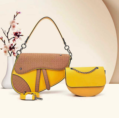 3283- Genuine Leather Luxury Bag