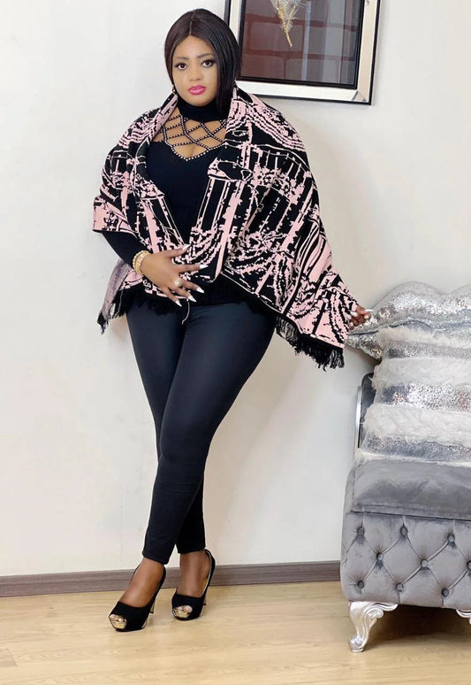 “All-Season Cozy Thick Shawl”