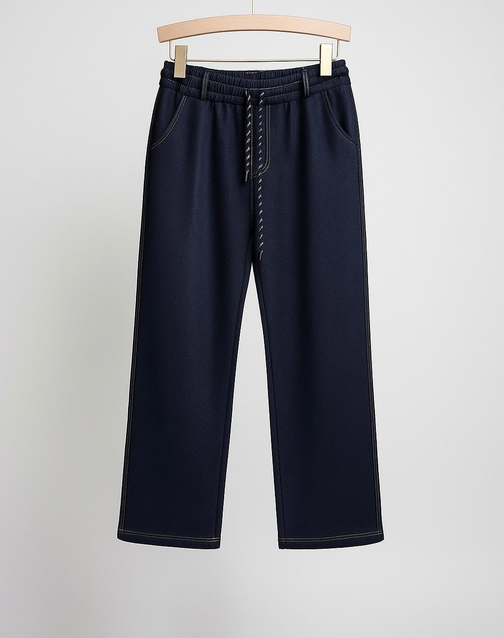 Casual Stretch Denim Look Pant