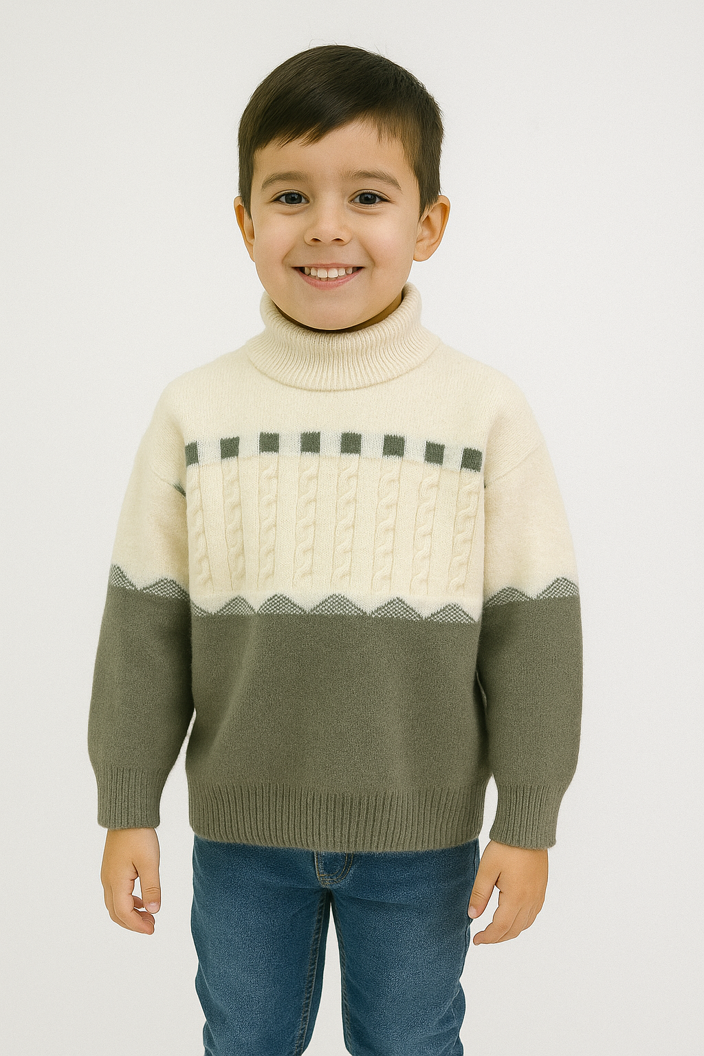 Cozy Classic Knit Sweater for Little Ones