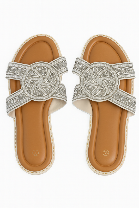 RelaxFit Durable Flat Slippers for Home Comfort