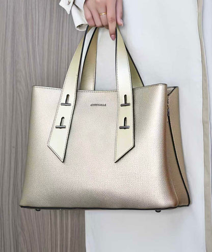 L23602B - Genuine Leather Box Shape Bag