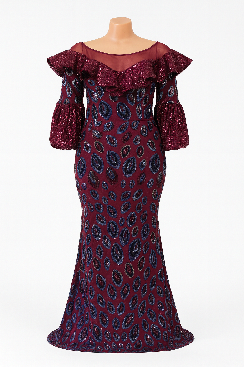 Party Dress: Full Length Dazzling Dress