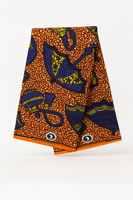 Cotton: 6 Yards African Prints Fabric