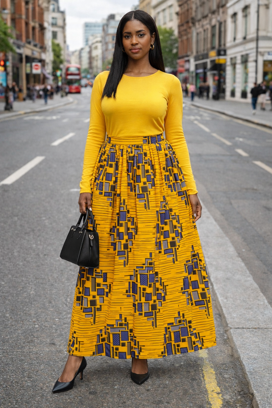 Elegant, Breathable and Effortlessly  - Maxi Skirt