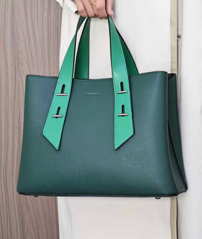 L23602B - Genuine Leather Box Shape Bag