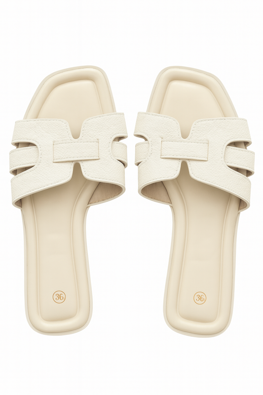 Lightweight Durable Flat Slippers for Home