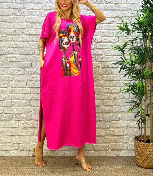 “Art Meets Fashion” – Polo Dress with Unique Graphics