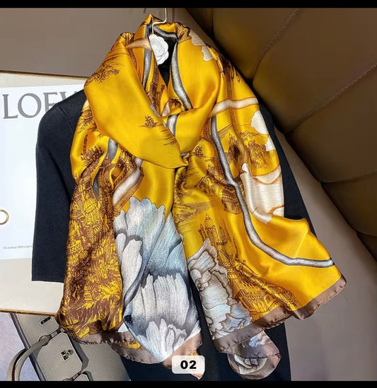 Quality Silk Scarf - Good Length & Width