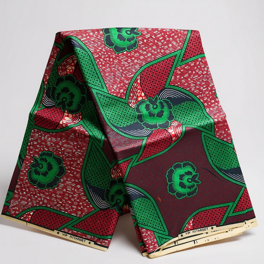 Cotton: 6 Yards African Prints Fabric