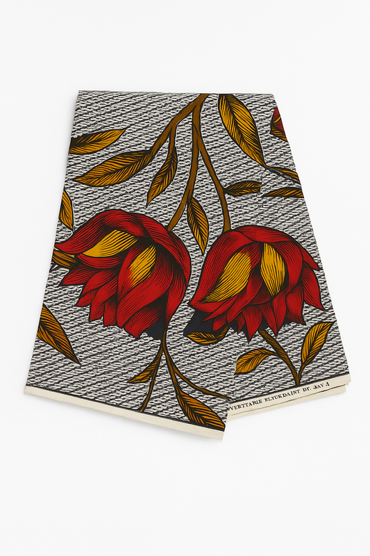 Cotton: 6 Yards African Prints Fabric