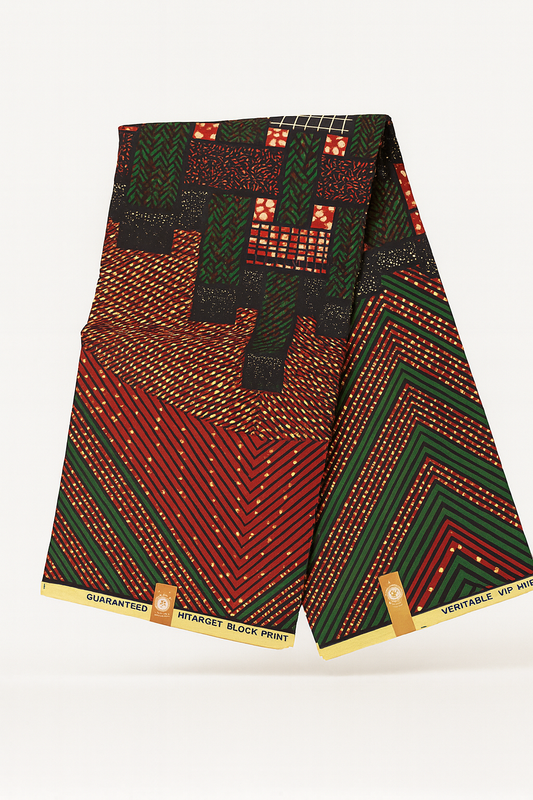 Cotton: 6 Yards African Prints Fabric