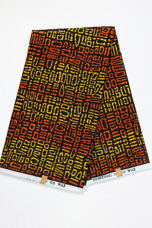 Cotton: 6 Yards African Prints Fabric