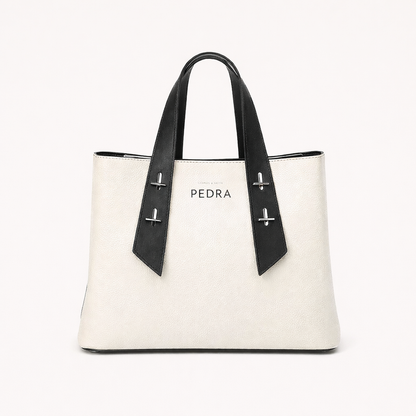 L23602B - Genuine Leather Box Shape Bag