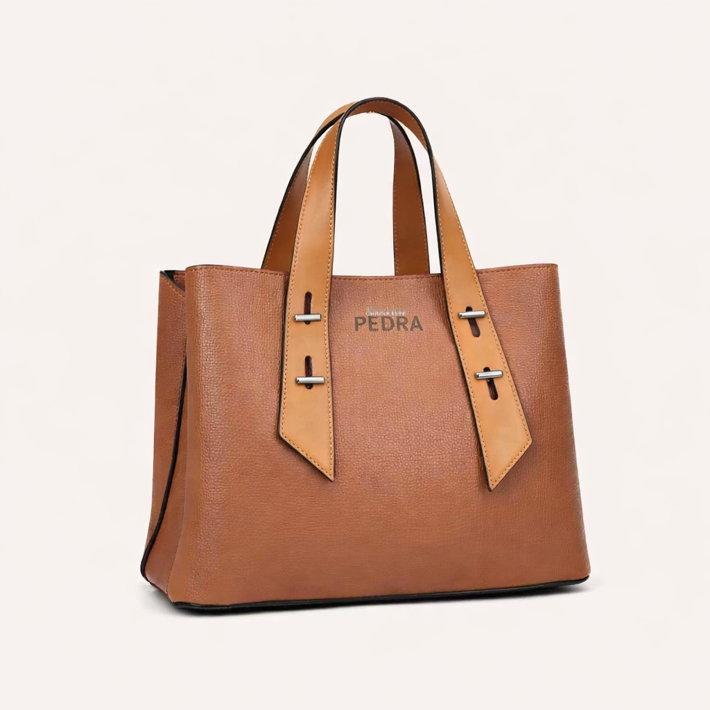 L23602B - Genuine Leather Box Shape Bag