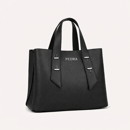 L23602B - Genuine Leather Box Shape Bag