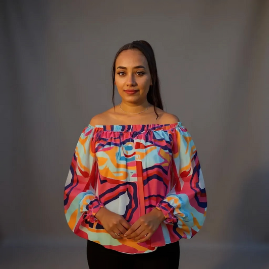 Chic Off-Shoulder Bardot Top – Summer Ready