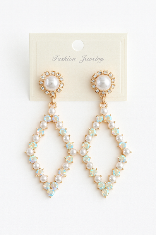 Elegant Sparkle Rhinestone Earrings