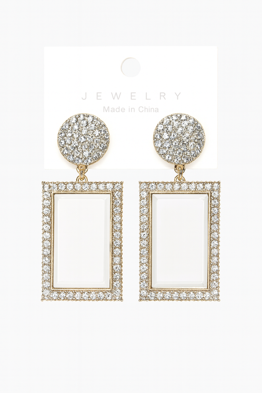 Elegant Sparkle Rhinestone Earrings