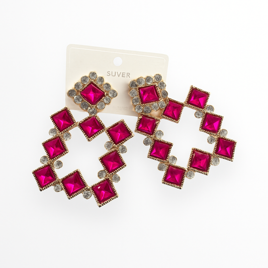 Elegant Sparkle Rhinestone Earrings