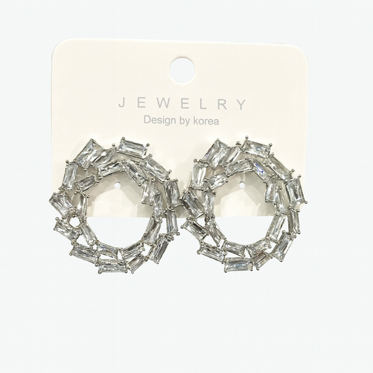 Elegant Sparkle Rhinestone Earrings