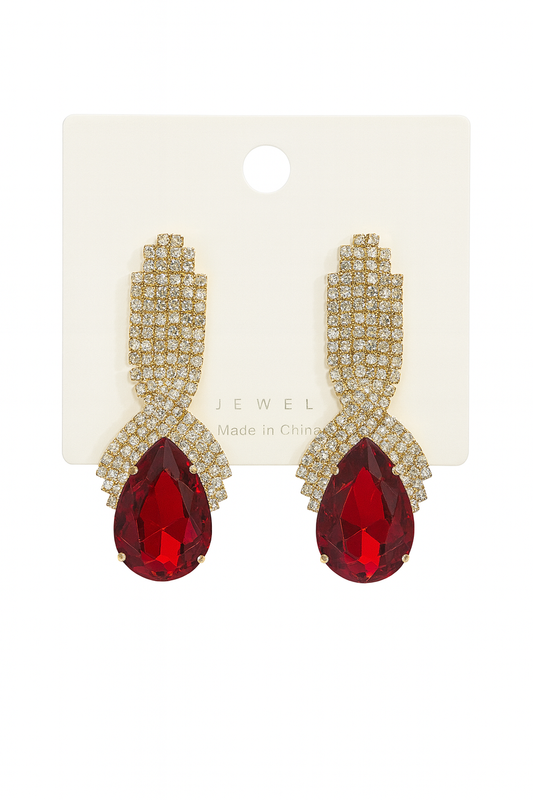 Elegant Sparkle Rhinestone Earrings