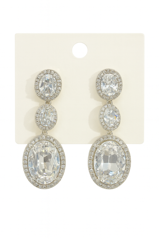 Elegant Sparkle Rhinestone Earrings