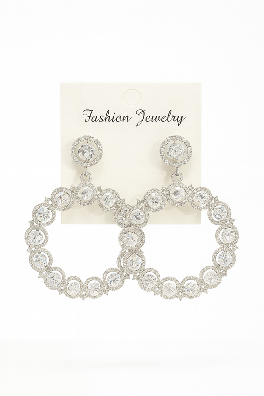 Elegant Sparkle Rhinestone Earrings