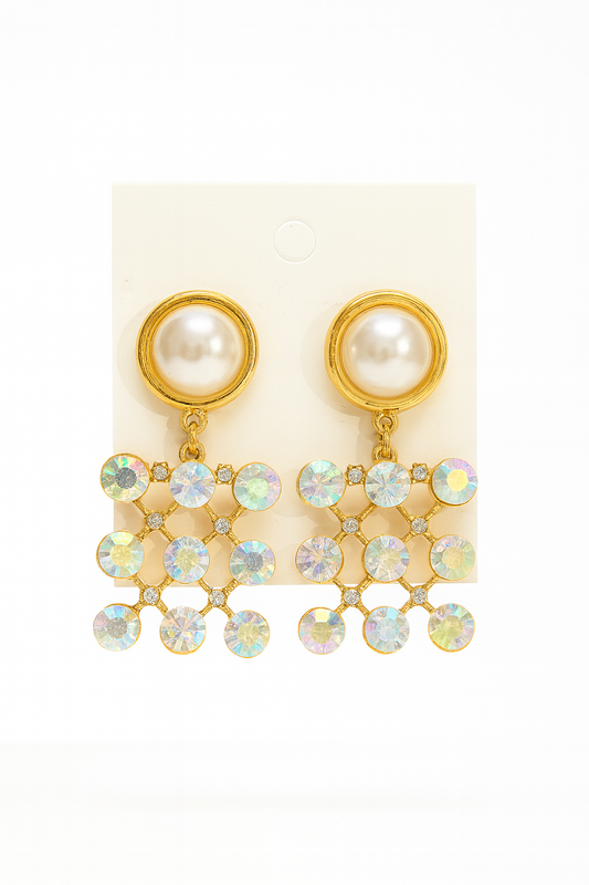 Elegant Sparkle Rhinestone Earrings