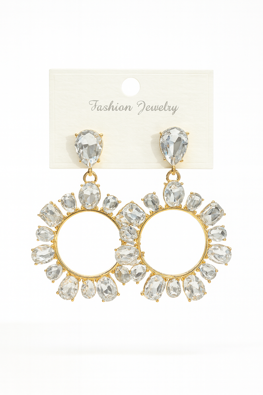 Elegant Sparkle Rhinestone Earrings