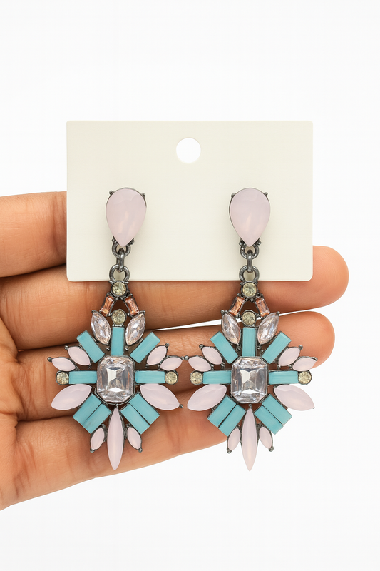 Elegant Sparkle Rhinestone Earrings
