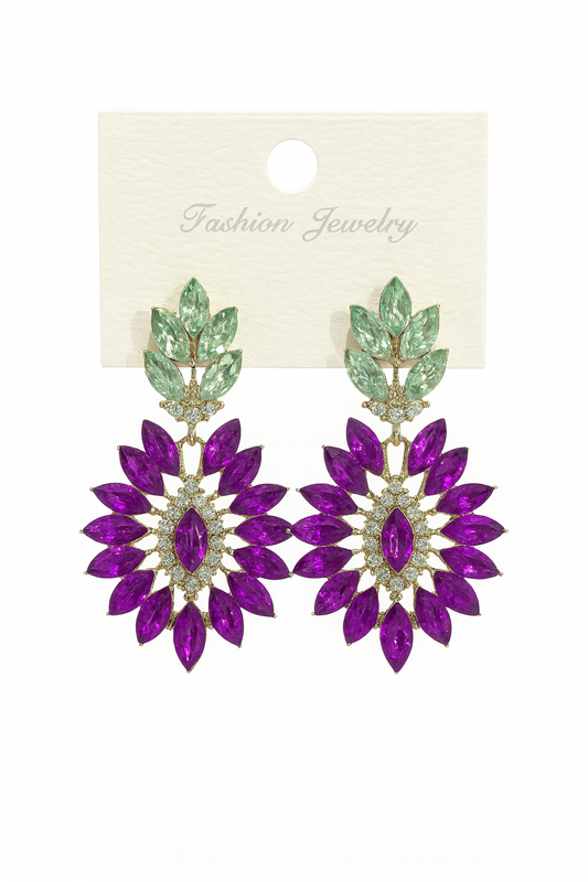Elegant Sparkle Rhinestone Earrings
