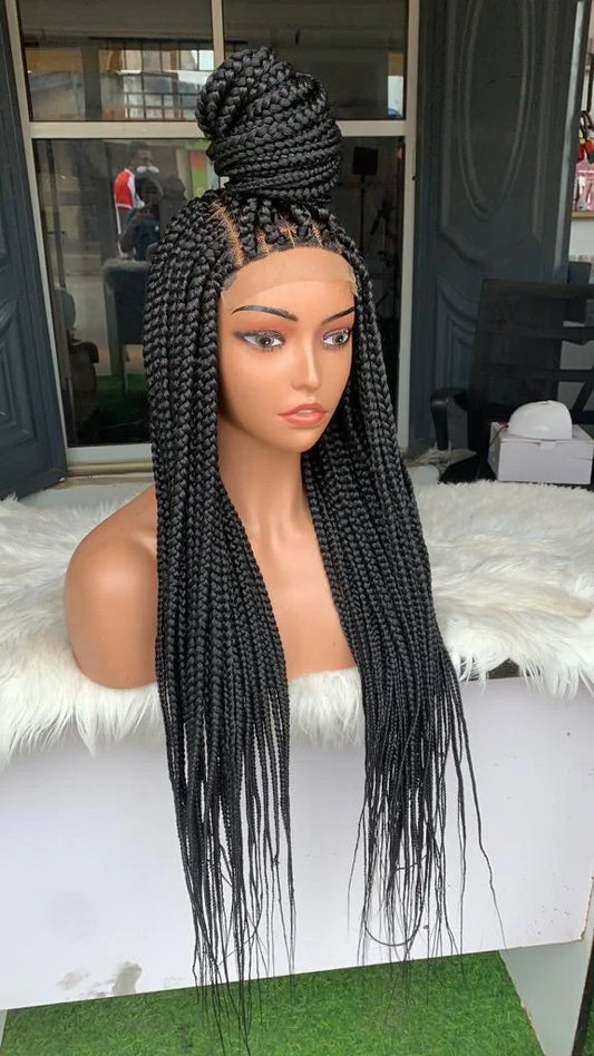Black Colour Box Braid Braided Box