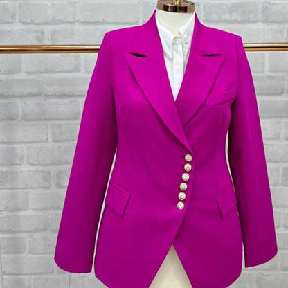 Tailored Plain Blazer – Sleek, Everyday Style