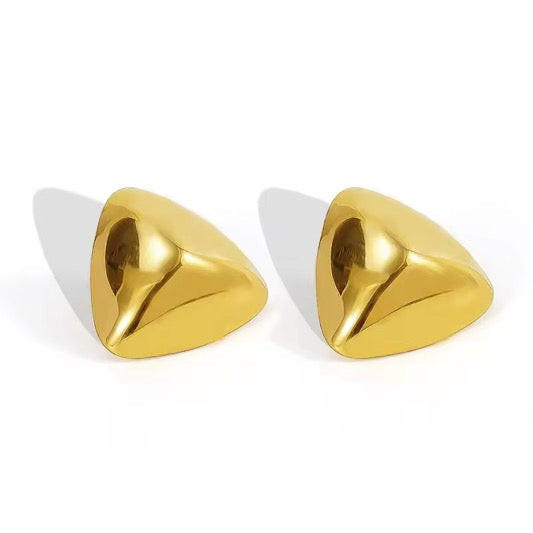 Non tarnish - 18K Gold Plated Crafted Ear Rings