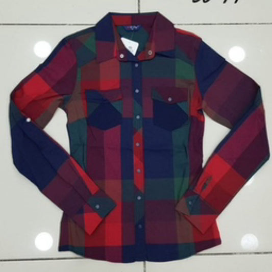 Elly Checkers Cotton Shirt