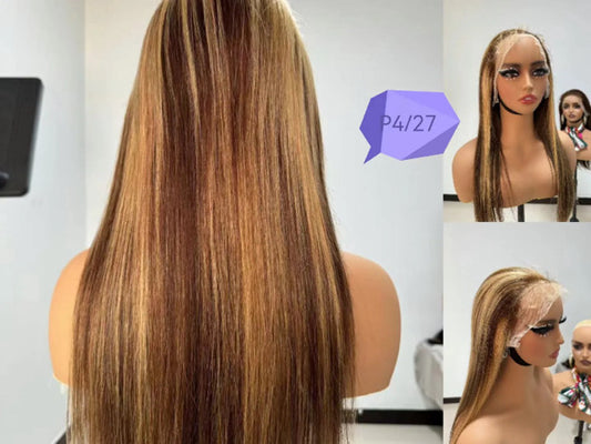 13x4 Full Lace Wig 200% Density Mix Colour